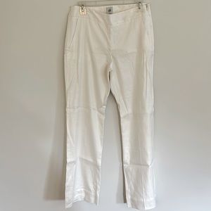 Brand new Cabi white linen trouser